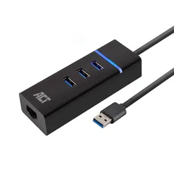 Hub Ac6310 Usb 3.0 (usb 3.1 Gen1) Gigabit Black One Size unisex