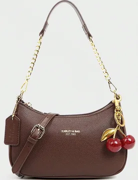 Bolso de hombro de moda Y2K para mujer, bolso bandolera con diseño de cadena metálica, liviano y elegante en forma de media luna, adecuado para llev - Shein - FashionsVida