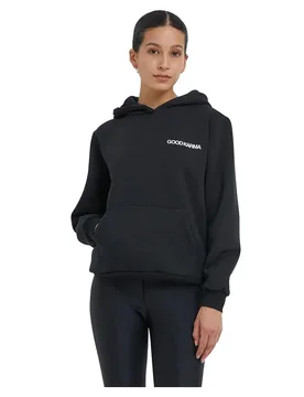 Miss Sweat à Capuche Back Around Fluffy Black XS - TEE - FashionsVida