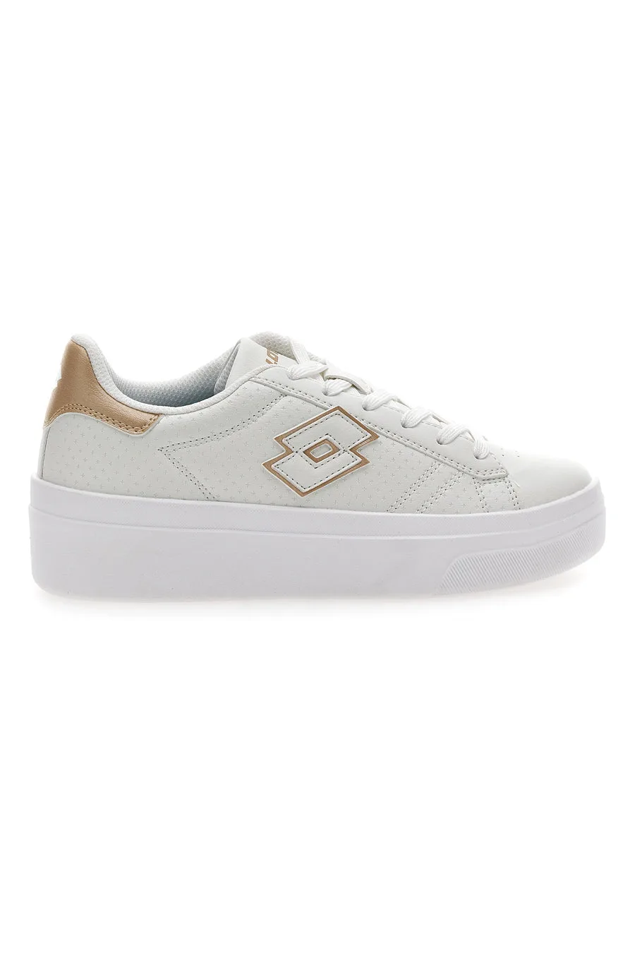 Sneakers con Platform Bianche Astra AMF II MCR W 40 - Lotto - FashionsVida