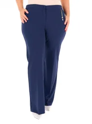 Pantalone wide leg BLU NAVY 52