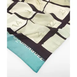 Pañuelo de mujer maxi estampado en seda