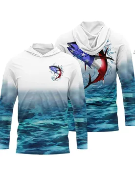 Fishing Shirt Hoodie Men's Long Sleeve Shirt UPF 50+Uv Protection Quick Dry Tops Outdoor 3D printing Fishing Shirts 4XL - Aliexpress - FashionsVida