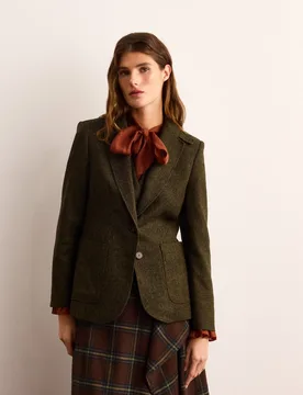 Blazer de mujer espiga coderas - Lloyd's - FashionsVida