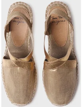 Alpargatas de cuña de mujer de tejido - Toni Pons - FashionsVida