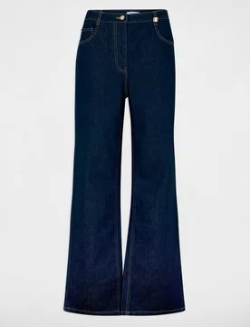 Vaqueros de mujer ancho de tiro alto - Morgan - FashionsVida