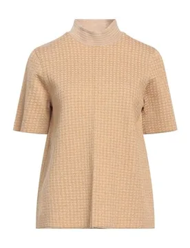 Rollkragenpullover Damen Sand 36,38,40 Damen - SIYU - FashionsVida