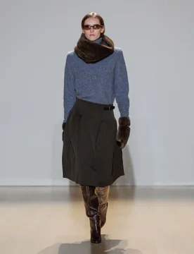 Pure Merino Wool Brushed Roll Neck Jumper Grey female - Autograph - FashionsVida