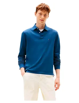 Polo à Manches Longues 1985 Regular Aegean Sea 2XL - Tommy hilfiger - FashionsVida