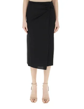 Gonna con inserto NERO S - WEEKEND MAX MARA - FashionsVida