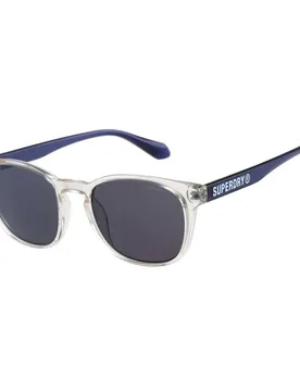 Lunettes De Soleil Sds-5038-105 Crystal / Blue Solid Smoke/CAT3 unisex - Superdry - FashionsVida