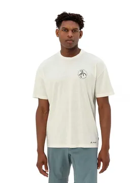 Maglietta A Maniche Corte Cyclist Offwhite - Vaude Bike - FashionsVida