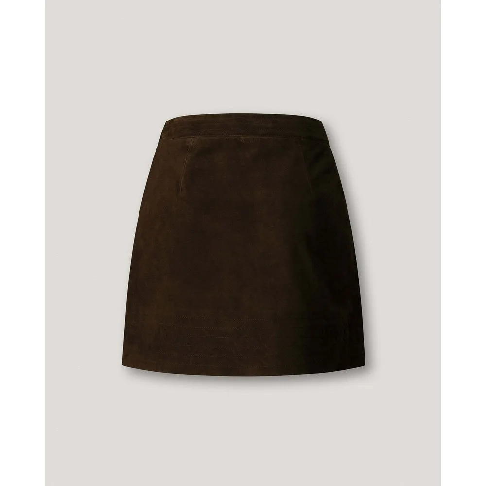 W11 - falda corta de mujer de ante - Pepe Jeans - FashionsVida