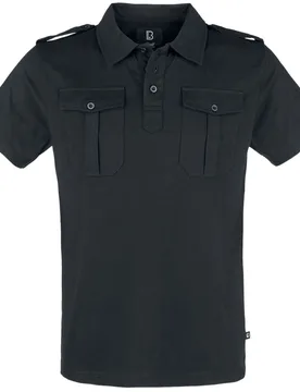 Poloshirt - Jersey Poloshirt Jon Shortsleeve - S bis 4XL - für Männer - Größe XL - schwarz - Männer - male - Brandit - FashionsVida