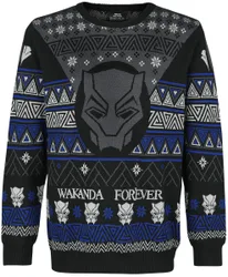 Disney Weihnachtspullover - Wakanda Forever - XXL - für Männer - Größe XXL - multicolor - EMP exklusives Merchandise! - Männer - male