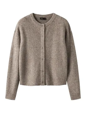 Cardigan Kleave Short Knit Mocha Meringue 13-14 Anni - Name it - FashionsVida