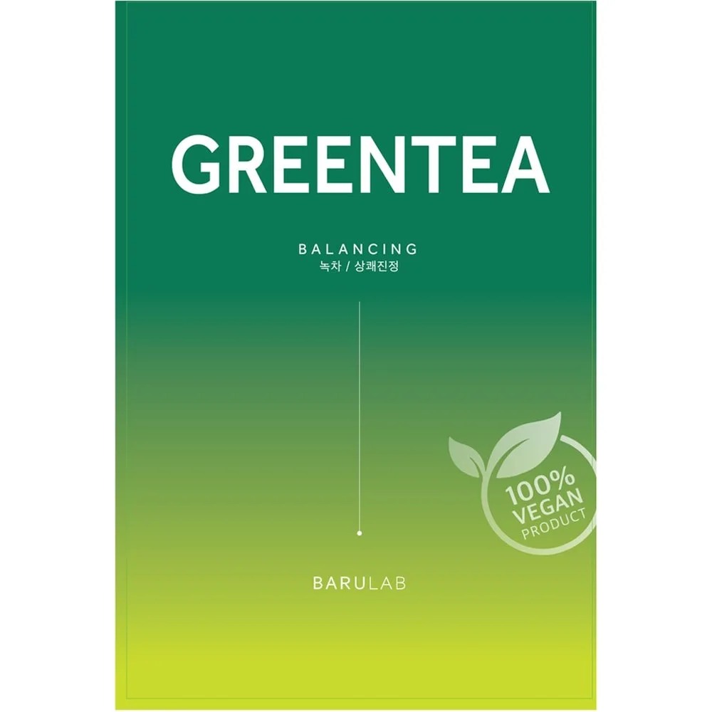 Mascarillas Vegana Hidrantante Té Verde 23 gr - BARULAB - FashionsVida