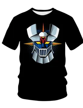Men Women Unisex T-Shirt Summer Oversized T Shirts Casual Harajuku Fashion Clothes Mazinger Z Anime Movie Robot 3D Print Tops - Aliexpress - FashionsVida