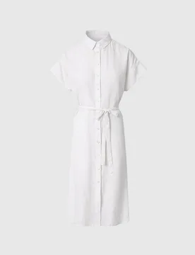Abito in lino donna marshmallow - North Sails - FashionsVida