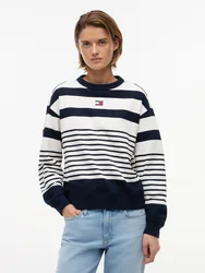 XL TJW RLX BADGE STRIPE CREW female