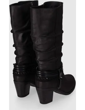 Botas cowboy de mujer con diseño envolvente y tacón ancho - Chika10 - FashionsVida