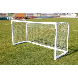 Fußballtor + Netz, Verankerungen neu - Blanc - unisex - Size: 1,8x1,2 m