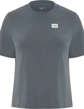 Maglietta A Maniche Corte Blue Grey - Hiru - FashionsVida