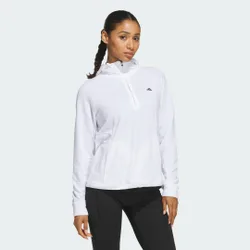 FELPA CON CAPPUCCIO IBRIDA CON ZIP DA Â¼ ULTIMATE365+ COURSE CONTROL Giacca S White
