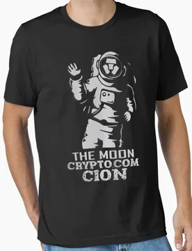 Crypto.com Coin cryptocurrency - Crypto com Traden Coin CRO 100% cotton printed t shirt for men large size Adult tops S-6XL - Aliexpress - FashionsVida