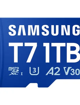 Carte Mémoire Microsd T7 Uhs-i U3 V30 A2 1tb Blue One Size unisex - Samsung - FashionsVida