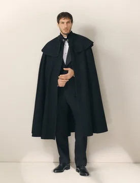 Capa española de hombre en lana - cashmere - Emidio Tucci - FashionsVida