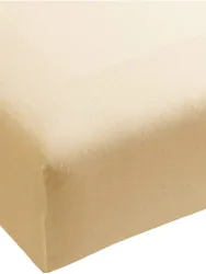 Jersey-Spannleintuch BELLA DONNA 120/200 cm - 130/220 cm Natur beige