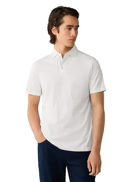 Polo à Manches Courtes Hm5600197 Off White L - Hackett - FashionsVida