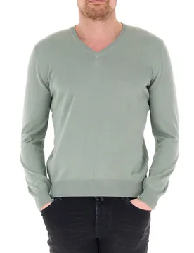 Maglia scollo V SALVIA 50 - Gran Sasso - FashionsVida
