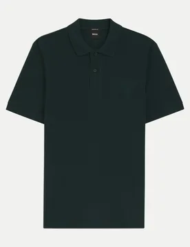 Black Poloshirt Pallas Schwarz L - BOSS - FashionsVida