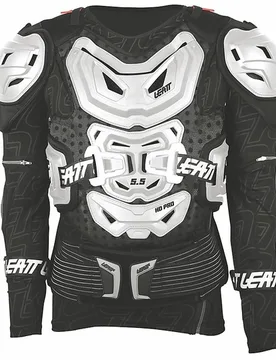Pettorina Totale Moto Cross Enduro 5.5 Bianco taglia S/M - Leatt - FashionsVida