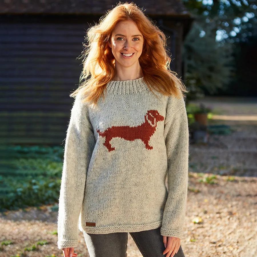Pachamama Sausage Dog Sweater - Pachamama - FashionsVida