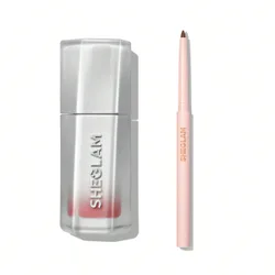 Pcs] So Glassy Set de Lápiz Labial y Brillo Marca de Belleza Cosmética Maquillaje para Mujeres y Niñas
