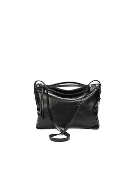 Ledertasche - Umhängetasche ROVE Ed. 1 schwarz Damen - INA KENT - FashionsVida