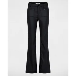 Pantalones de campana de mujer de tiro alto