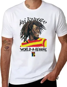 Ini Kamoze - World-A-Reggae T-Shirt t shirt man plain man t shirts high quality luxury brand T-Shirt - Aliexpress - FashionsVida