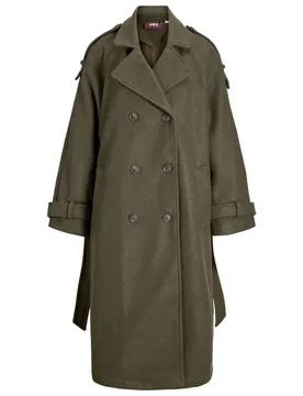 Cappotto Esma Dark Green Melange XL - Jjxx - FashionsVida