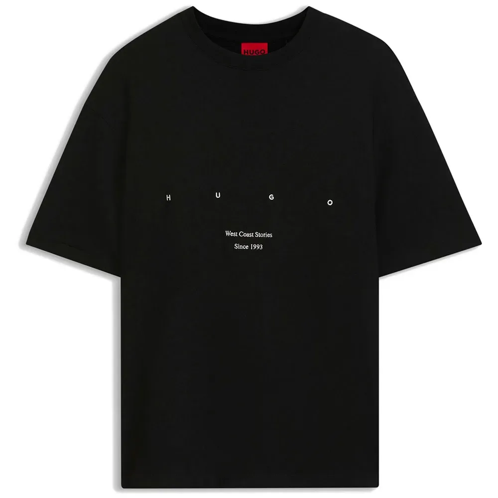Hugo Maglietta A Maniche Corte Duwrite 01 Black M - Hugo Boss - FashionsVida