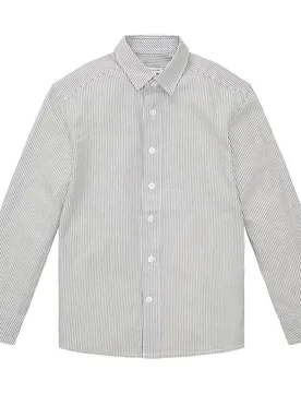 Camicia A Maniche Lunghe 103861 Off White Blue Grey Stripe 152 cm - Tom tailor - FashionsVida
