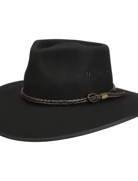 Minamurra Wool Hat by - black - Size: 60 cm - Ringers Western - FashionsVida