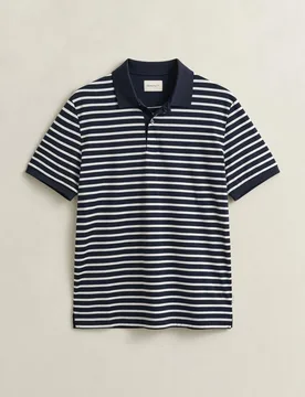 Polo de hombre de algodón pima a rayas - Gant - FashionsVida