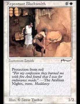 Repentant Blacksmith Arabian Nights - Magic: The Gathering - FashionsVida