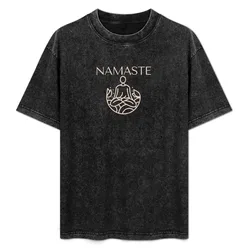 Namaste Yoga T-Shirt Casual Work Wear T-Shirt