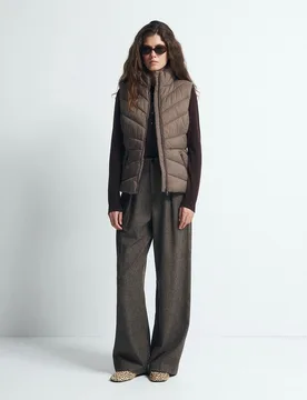 Sfera - Chaleco corto liso - Sfera - FashionsVida