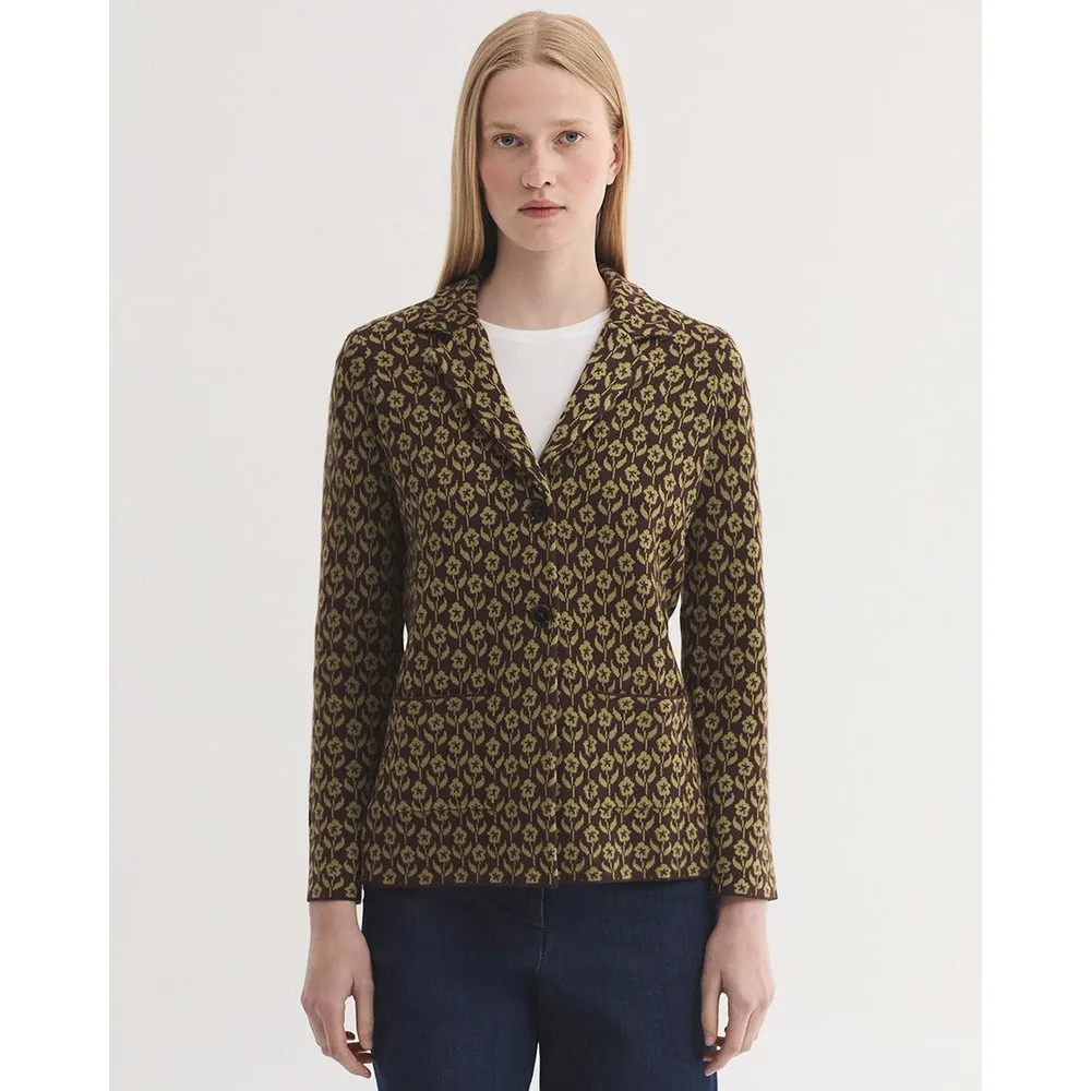 Blazer de mujer con estampado de flores - Nice Things - FashionsVida